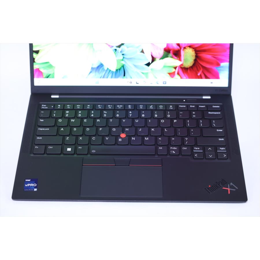 即配 良品 2023年パワフル32Gモデル 13世代Corei7 ThinkPad X1 Carbon Gen11 i7-1365U 32G 256G 14.0WUXGA Wi-Fi6E バッテリー良 ノートパソコン ABA評価の画像