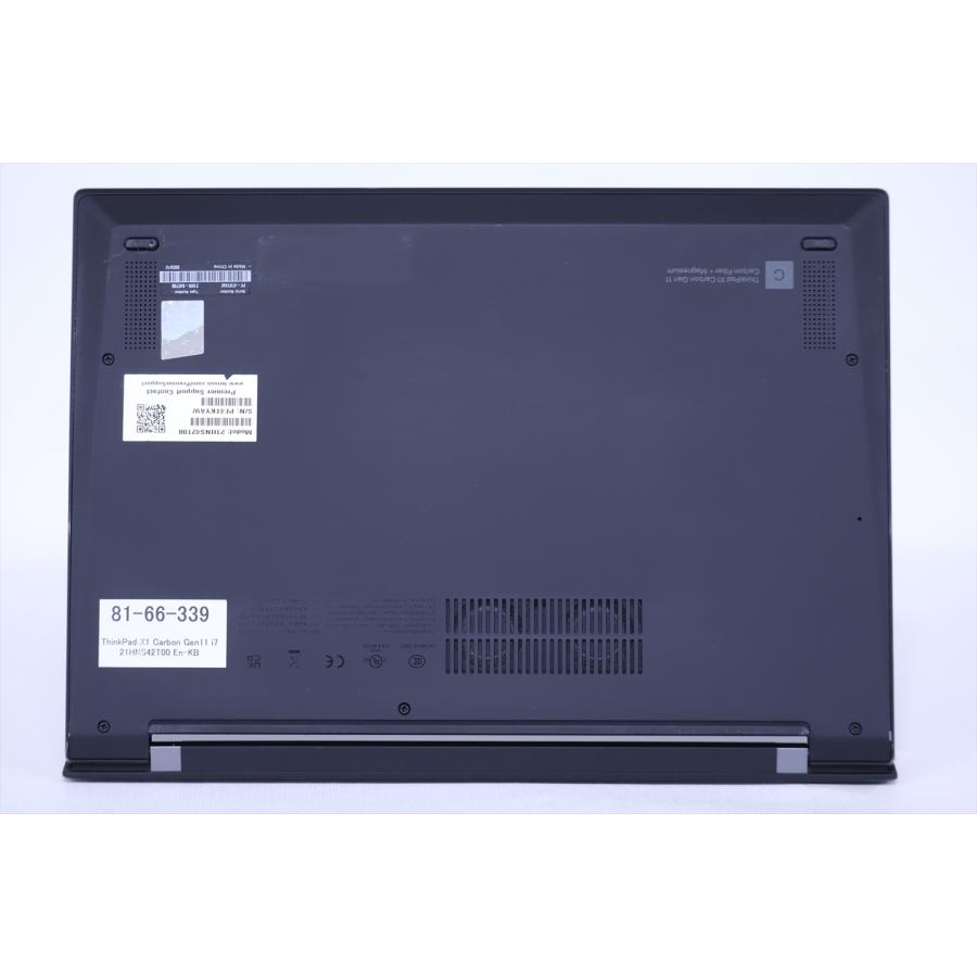 即配 良品 2023年パワフル32Gモデル 13世代Corei7 ThinkPad X1 Carbon Gen11 i7-1365U 32G 256G 14.0WUXGA Wi-Fi6E バッテリー良 ノートパソコン ABA評価の画像