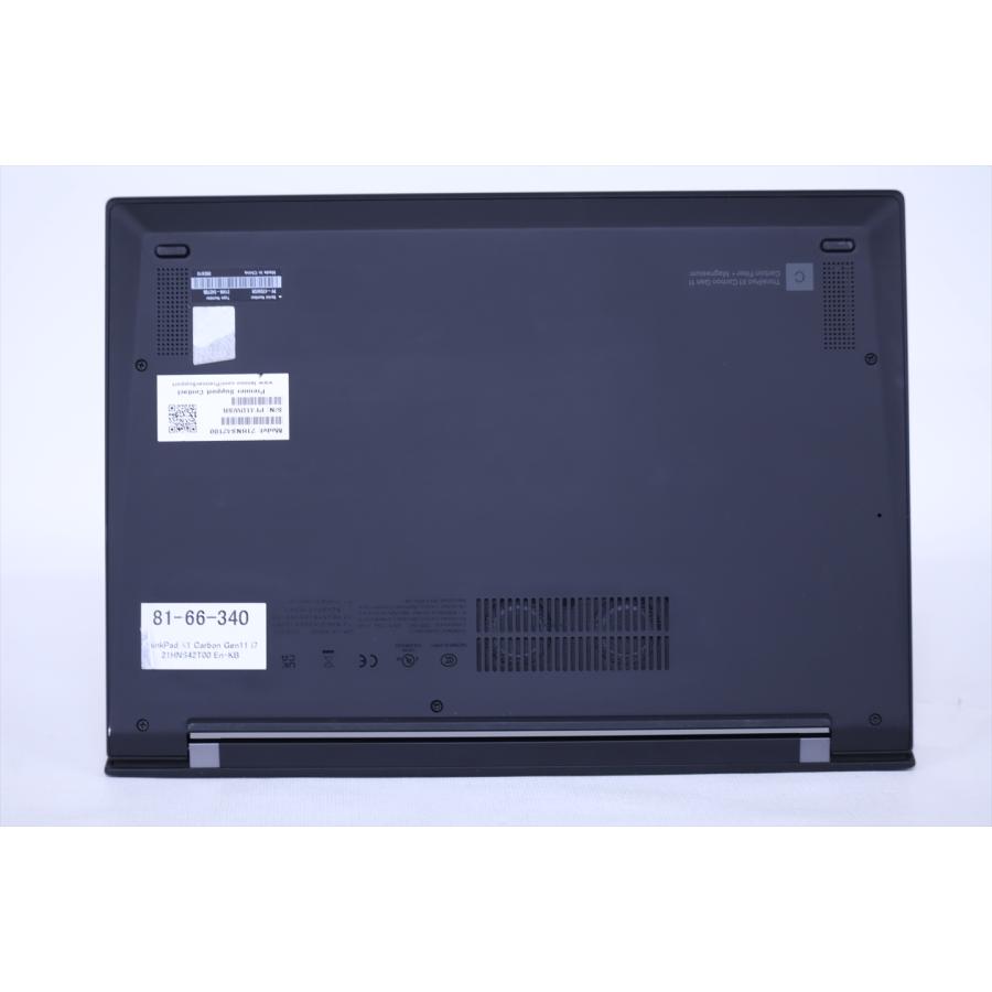 即配 良品 2023年パワフル32Gモデル 13世代Corei7 ThinkPad X1 Carbon Gen11 i7-1365U 32G 256G 14.0WUXGA Wi-Fi6E バッテリー良 ノートパソコン AAA評価の画像