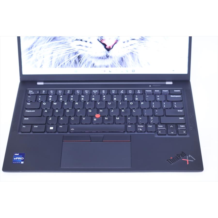 即配 良品 2023年パワフル32Gモデル 13世代Corei7 ThinkPad X1 Carbon Gen11 i7-1365U 32G 256G 14.0WUXGA Wi-Fi6E バッテリー良 ノートパソコン AAA評価の画像