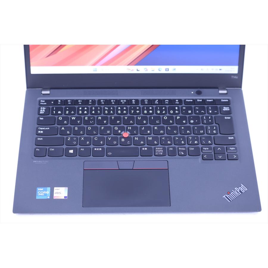 即配 良品 2021年タッチ液晶快速モデル 11世代Corei5 ThinkPad T14s Gen2 i5-1145G7 16G 256G 14.0FHDタッチ Wi-Fi6 Office Win11 ノートパソコン AAA評価の画像