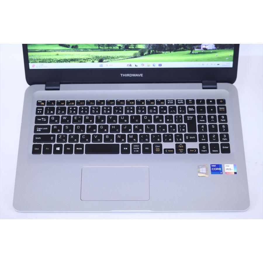即配 2021年パワフルモデル 11世代Corei7 ドスパラ THIRDWAVE DX-T7 i7-1165G7 16G 512G+2.0TB 15.6FHD WiFi6 Office バッテリー良 ノートパソコン BAA評価の画像