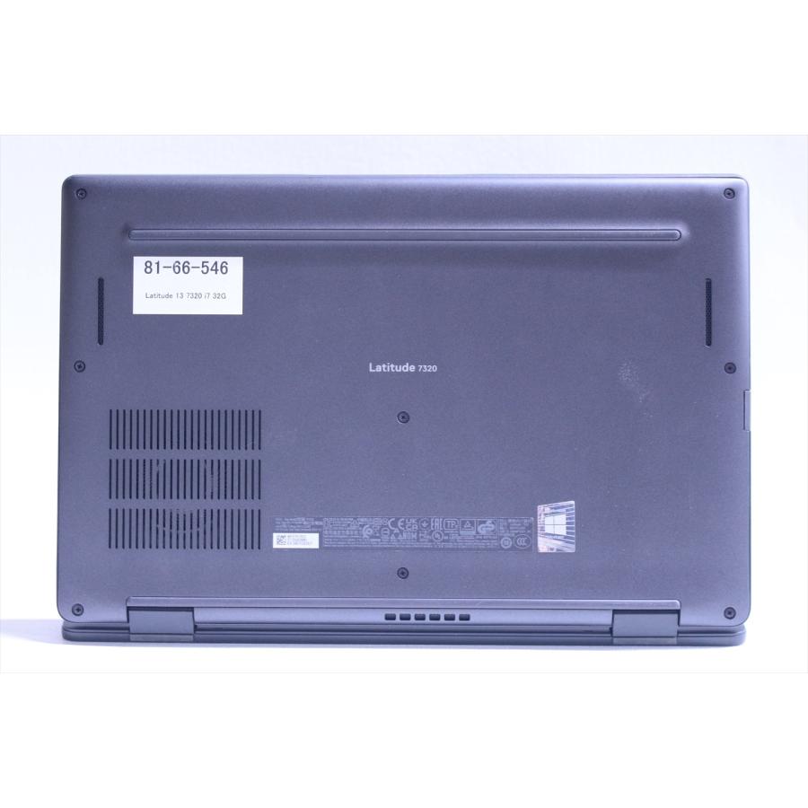 即配 良品 2022年32Gパワフルモデル 11世代Corei7 Latitude 13 7320 i7-1185G7 32G 512G 13.3FHD Thunderbolt4 WiFi6 Office Win11 ノートパソコン AAA評価の画像
