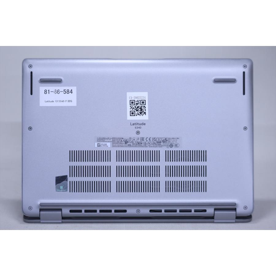 即配 良品 2023年32Gパワフルモデル 13世代Corei7 Latitude 13 5340 i7-1365U 32G 512G 13.3FHD Wi-Fi6E リカバリ バッテリー良 ノートパソコン AAA評価の画像
