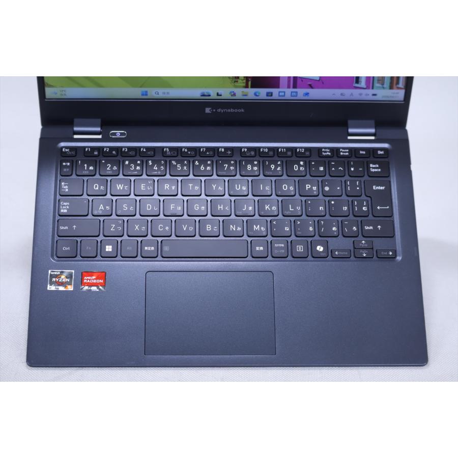 即配 良品 2024年軽量快速Ryzen5モデル dynabook GA83/XY Ryzen5 7430U 16G 256G 13.3FHD Wi-Fi6E リカバリ バッテリー良 ノートパソコン AAA評価の画像