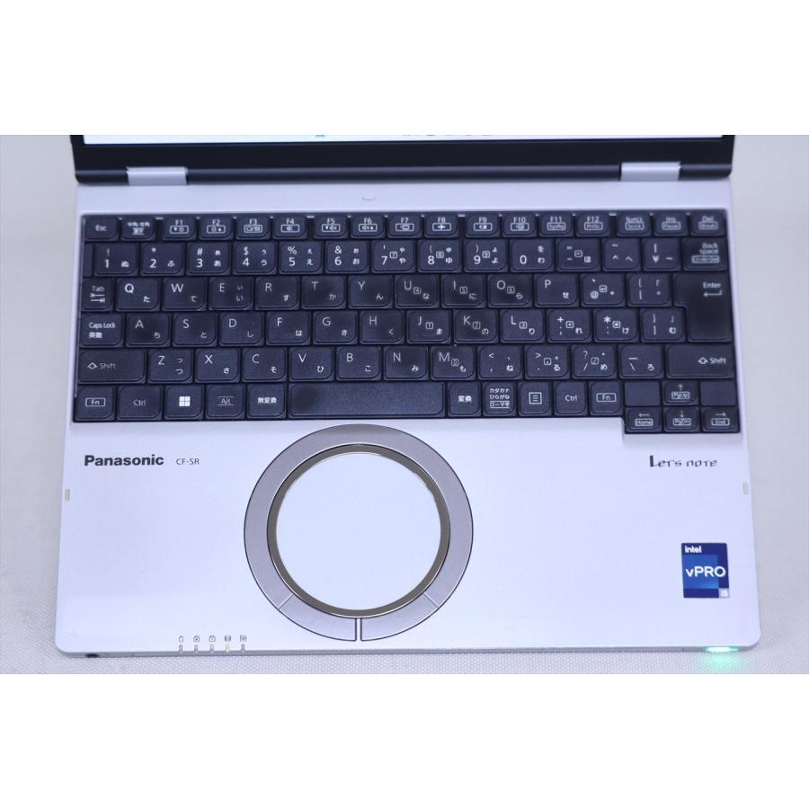 パナソニック レッツノート 2023年快速モデル 13世代Corei5 Let's note CF-SR4RDAAS i5-1345U 16G 256G 12.4WUXGA+ Wi-Fi6E リカバリ バッテリー良 BAA評価の画像