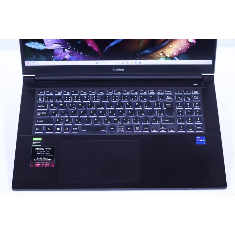 マウスコンピューター 良好品 広々17型GTX1050搭載パワフルゲーミングモデル m-Book W875 MB-W875SN1-SH2 i7-12700H 16G 256G 17.3FHD Wi-Fi6 AAA評価の画像