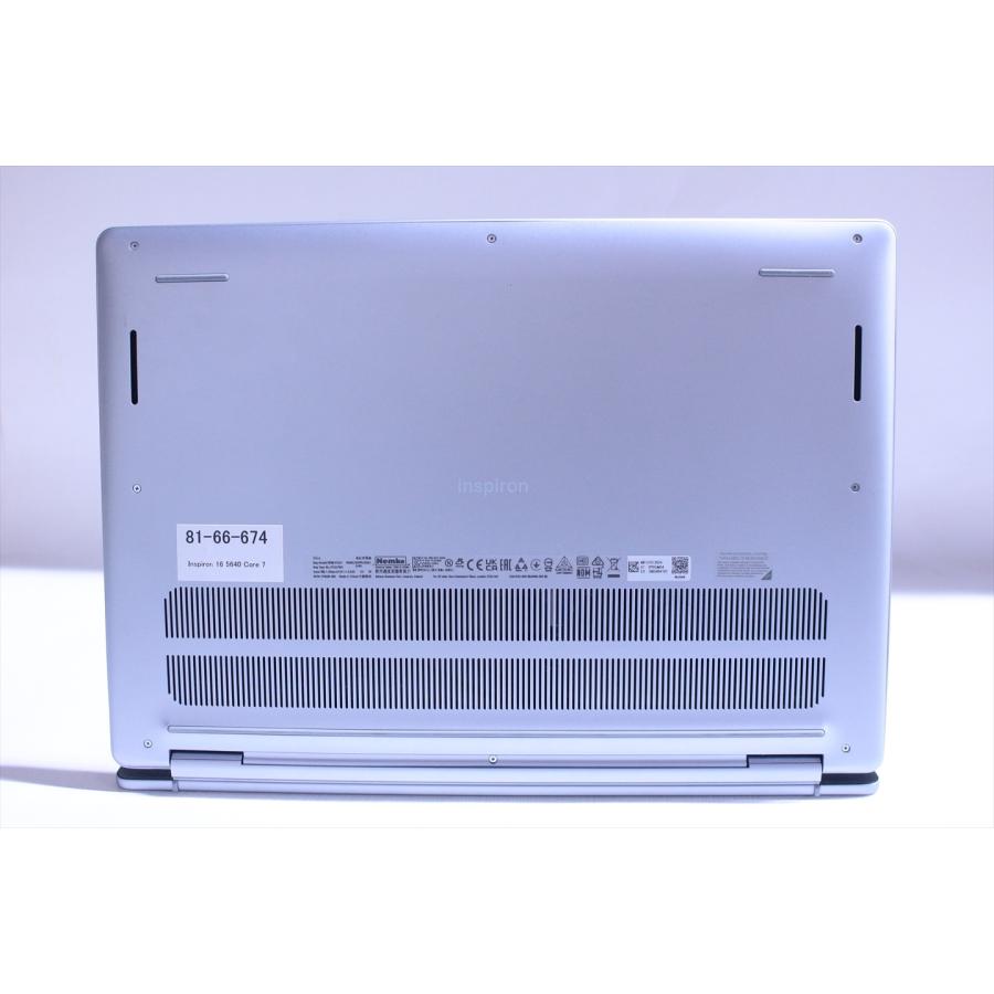 即配 外装良 2024年16インチWUXGA液晶パワフルモデル Inspiron 16 5640 Core 7 150U 16G 512G 16.0WUXGA Wi-Fi6E Office Win11 ノートパソコン AAB評価の画像