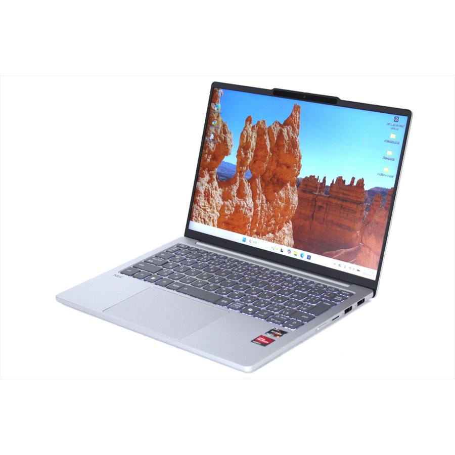 NEC 良品 バッテリー良 2024年Ryzen5モデル LAVIE N13Slim N1355/JAS シルバー Ryzen5 7535HS 16G 256G 13.3WUXGA Radeon WiFi6E A+AA評価