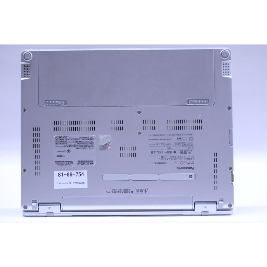 パナソニック レッツノート 2022年QHD液晶薄型快速モデル Let's note CF-FV1RDAKS i5-1145G7 16G 256G 14.0QHD WiFi6 Office リカバリ BBA評価の画像