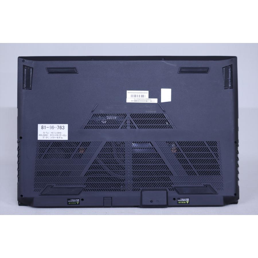 マウスコンピューター 良品 RTX3070 2021年32G搭載ハイパワーモデル 12世代Corei9 G-Tune H5 2210H5-ADLABW11 i9-12900H 32G 2TB 15.6WQHD Wi-Fi6 A+AA評価の画像