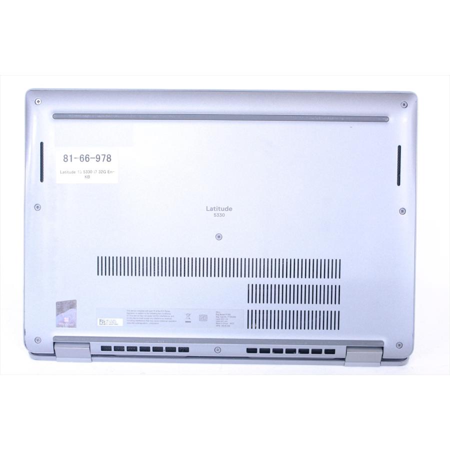 DELL 良好品 2023年パワフル32Gモデル 12世代Corei7 Latitude 13 5330 i7-1265U 32G 256G 13.3FHD Wi-Fi6E リカバリ バッテリー良 AAA評価の画像