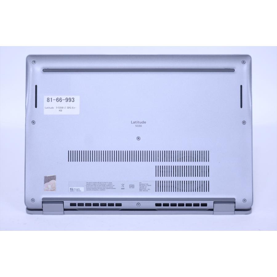 DELL 良好品 2023年パワフル32Gモデル 12世代Corei7 Latitude 13 5330 i7-1265U 32G 256G 13.3FHD Wi-Fi6E Office バッテリー良 ABA評価の画像