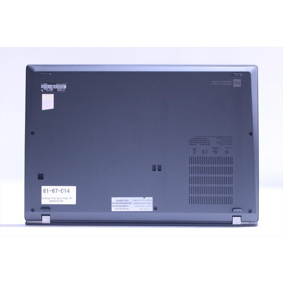 レノボ 良好品 2022年タッチ液晶快速モデル ThinkPad T14s Gen2 i5-1145G7 16G 256G 14.0FHDタッチ WiFi6 Office Win11 バッテリー良 AAA評価の画像