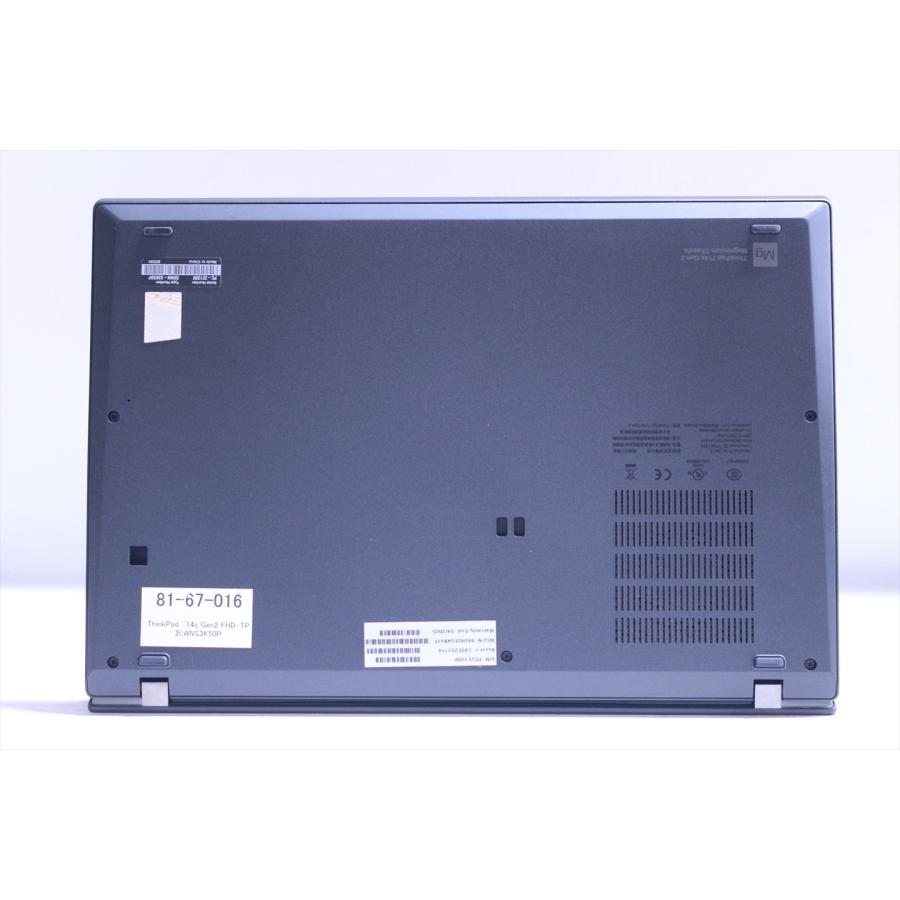 レノボ 良好品 2022年タッチ液晶快速モデル ThinkPad T14s Gen2 i5-1145G7 16G 256G 14.0FHDタッチ WiFi6 Office Win11 バッテリー良 AAA評価の画像