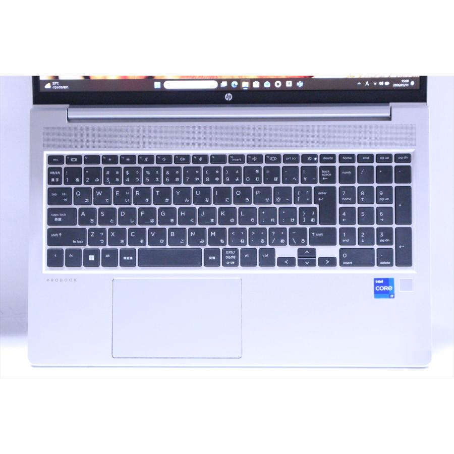 ノートパソコン 良好品 2023年薄型パワフルモデル 12世代Corei7 HP ProBook 450 G9 i7-1255U 16G 512G 15.6FHD Wi-Fi6E Office AAA評価の画像