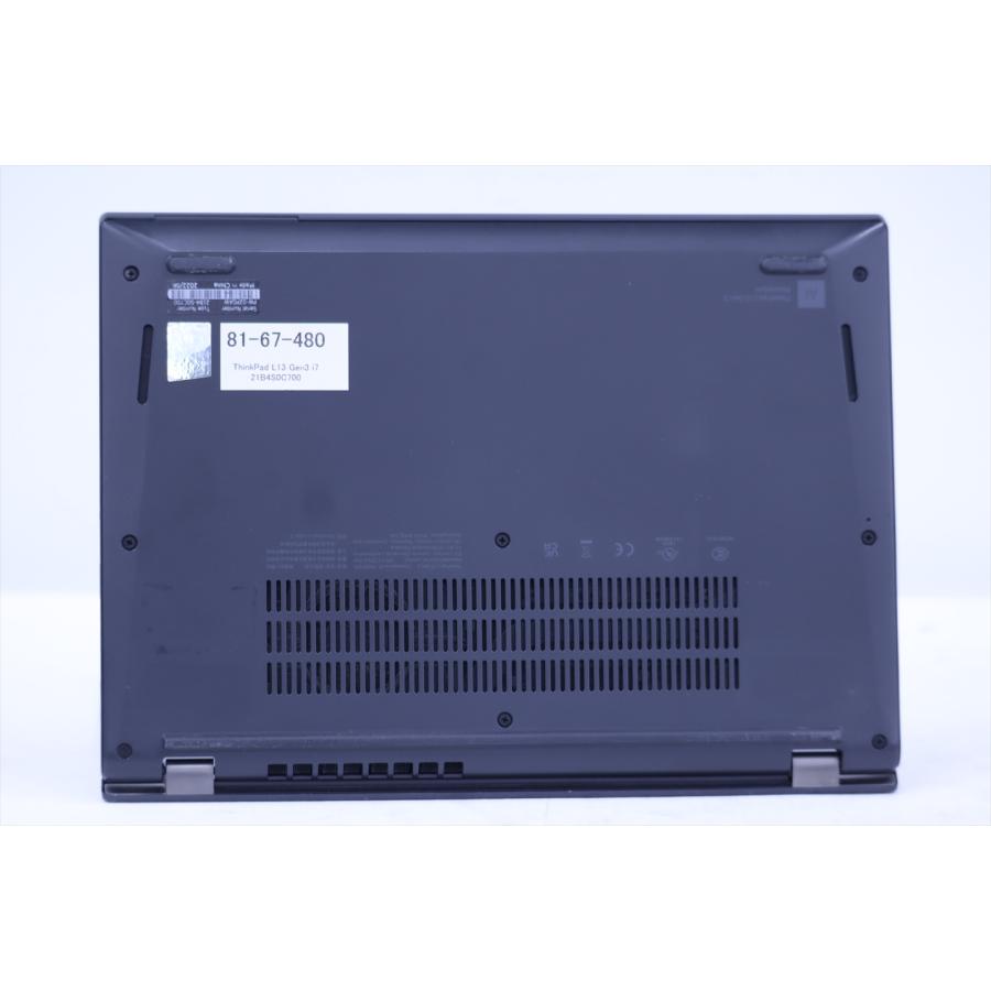 レノボ 良好品 2022年パワフルモデル 12世代Corei7 ThinkPad L13 Gen3 i7-1255U 16G 512G 13.3WUXGA Wi-Fi6 Office Win11 AAA評価の画像