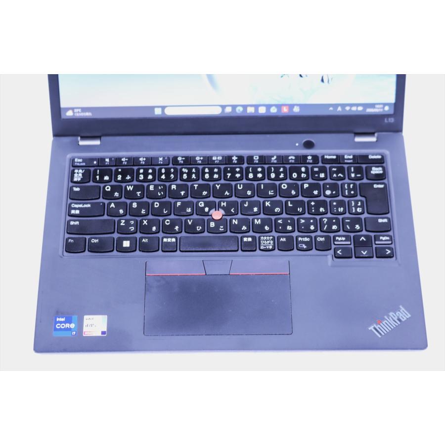 レノボ 良好品 2023年パワフルモデル 13世代Corei7 ThinkPad L13 Gen4 i7-1355U 16G 512G 13.3WUXGA Wi-Fi6 Office Win11 AAA評価の画像