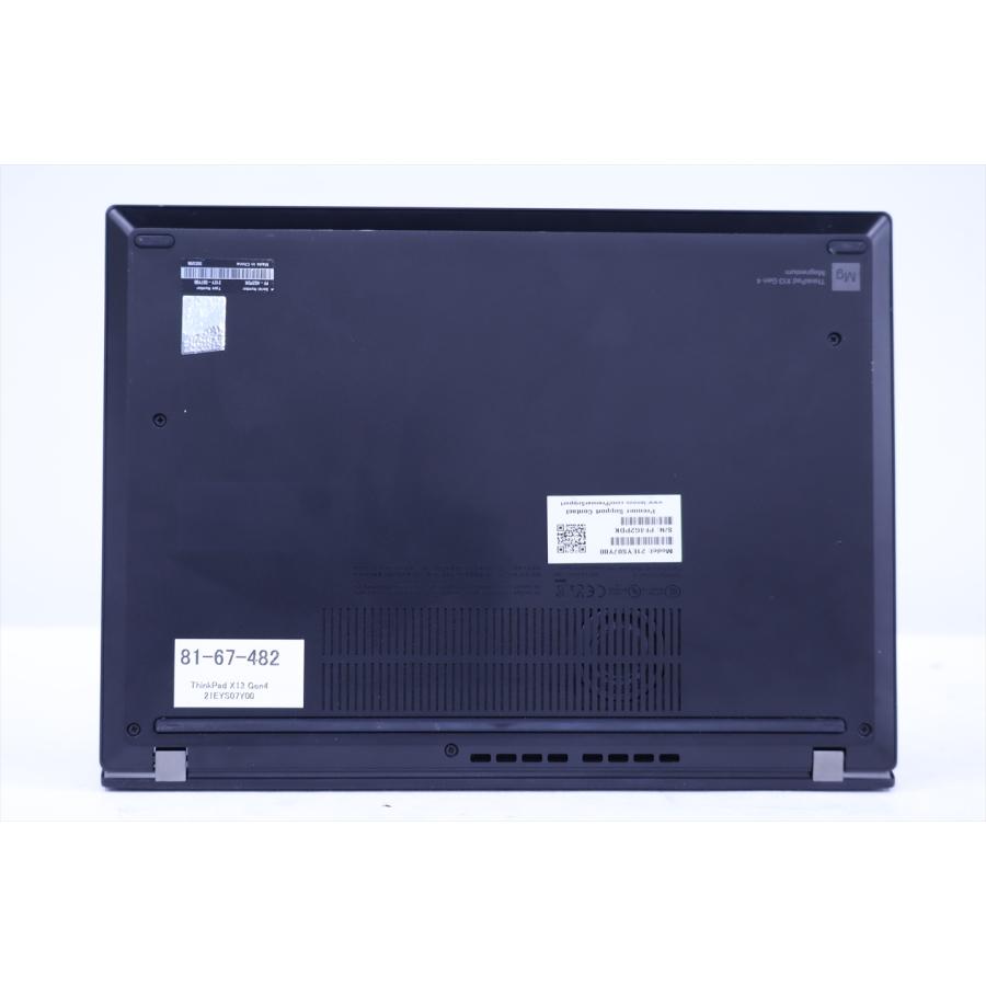 レノボ 2023年快速モデル 13世代Corei5 ThinkPad X13 Gen4 i5-1335U 16G 256G 13.3WUXGA Wi-Fi6E Office Win11 BAA評価の画像