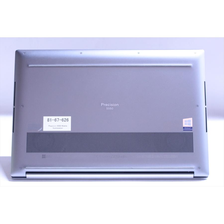 DELL 2020年薄型32Gパワフルワークステーション Precision 5550 i7-10875H 32G 512G 15.6WUXGA NVIDIA WiFi6 Office BBA評価の画像