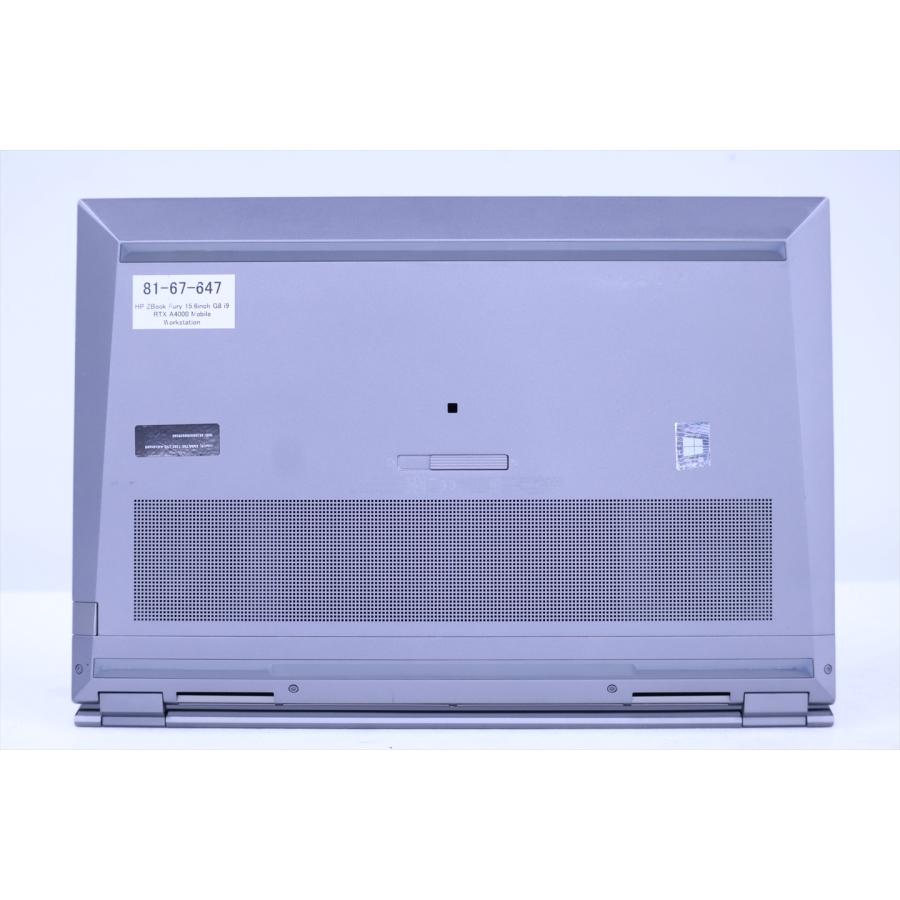 ノートパソコン RTX A4000 2021年64Gハイパワーモデル 11世代Corei9 HP ZBook Fury 15.6inch G8 LTE i9-11950H 64G 2.0TB 15.6FHD Wi-Fi6 BBA評価の画像