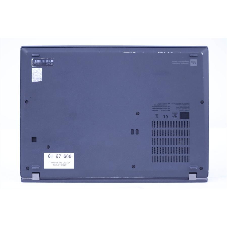 レノボ 2022年パワフルモデル 11世代Corei7 ThinkPad X13 Gen2 i7-1165G7 16G 256G 13.3WUXGA Thunderbolt4 Wi-Fi6E BBA評価の画像