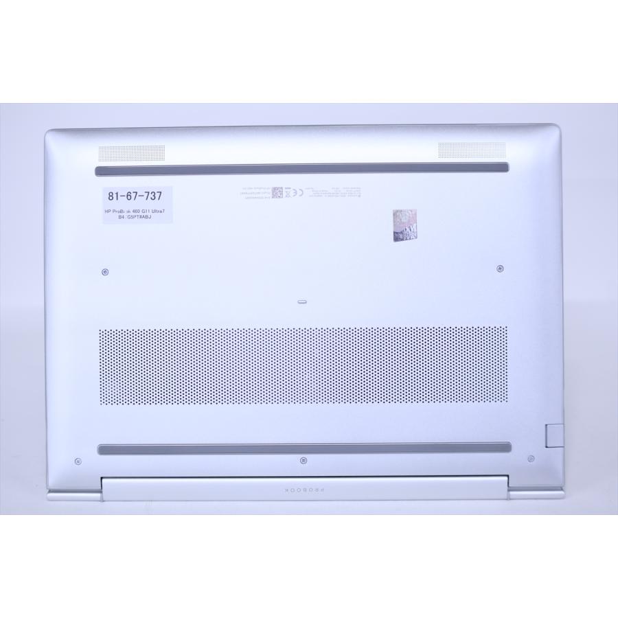 ノートパソコン 良好品 2025年NPU搭載32Gパワフルモデル HP ProBook 460 G11 Ultra7 155U 32G 512G 16.0WUXGA Wi-Fi6E バッテリー良 AAA評価の画像