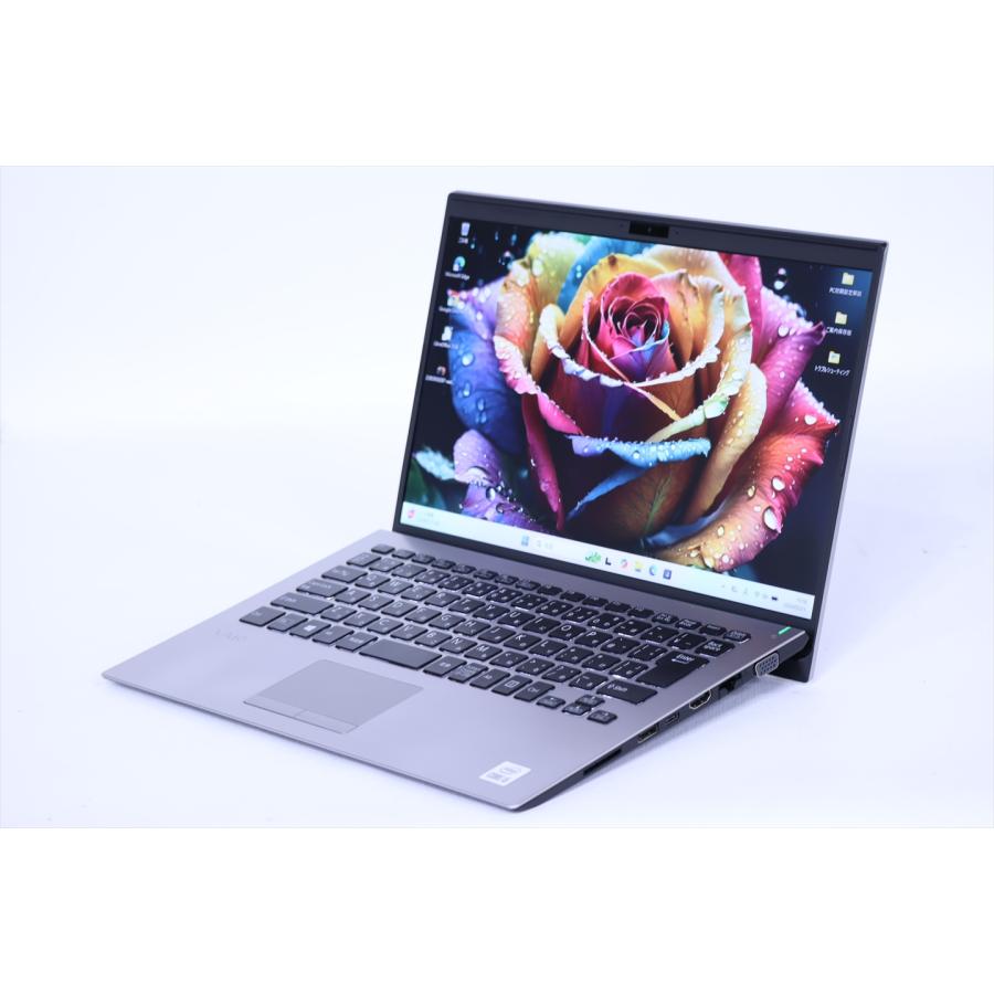 VAIO Pro ノートパソコン 希少シルバー バッテリー良 2020年薄軽量快速