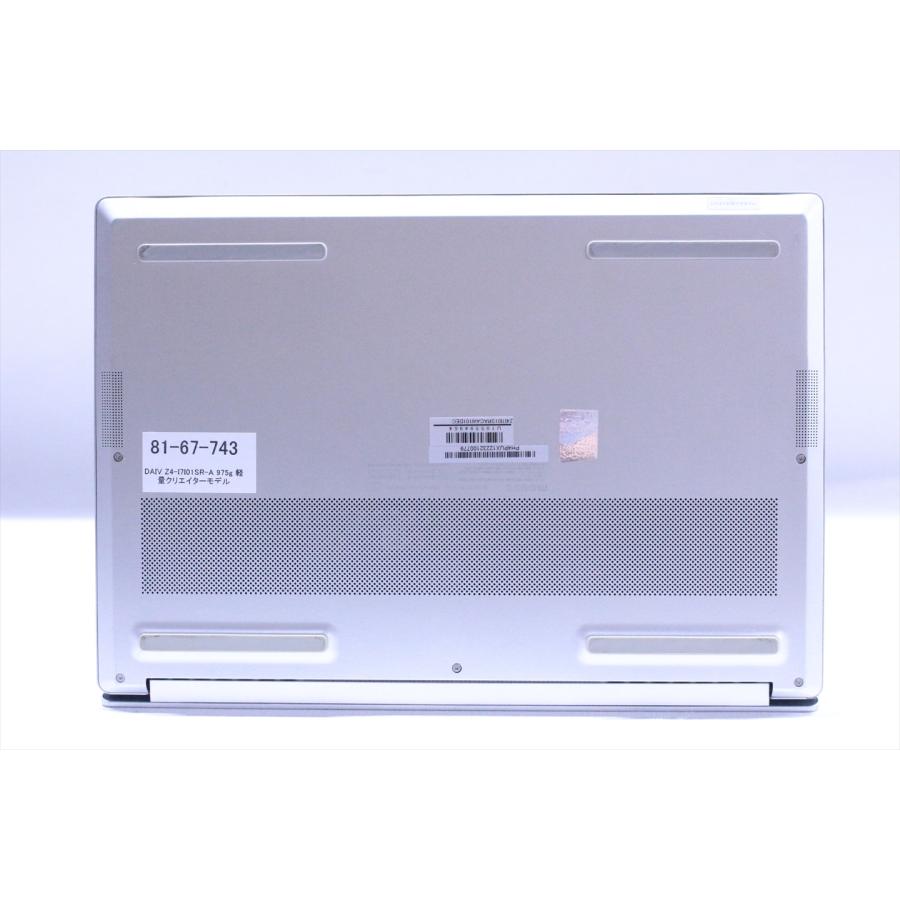 マウスコンピューター 良好品 2024年32G軽量パワフルクリエイターモデル 13世代Corei7 DAIV Z4-I7I01SR-A i7-1360P 32G 512G 14.0WUXGA Wi-Fi6 AAA評価の画像