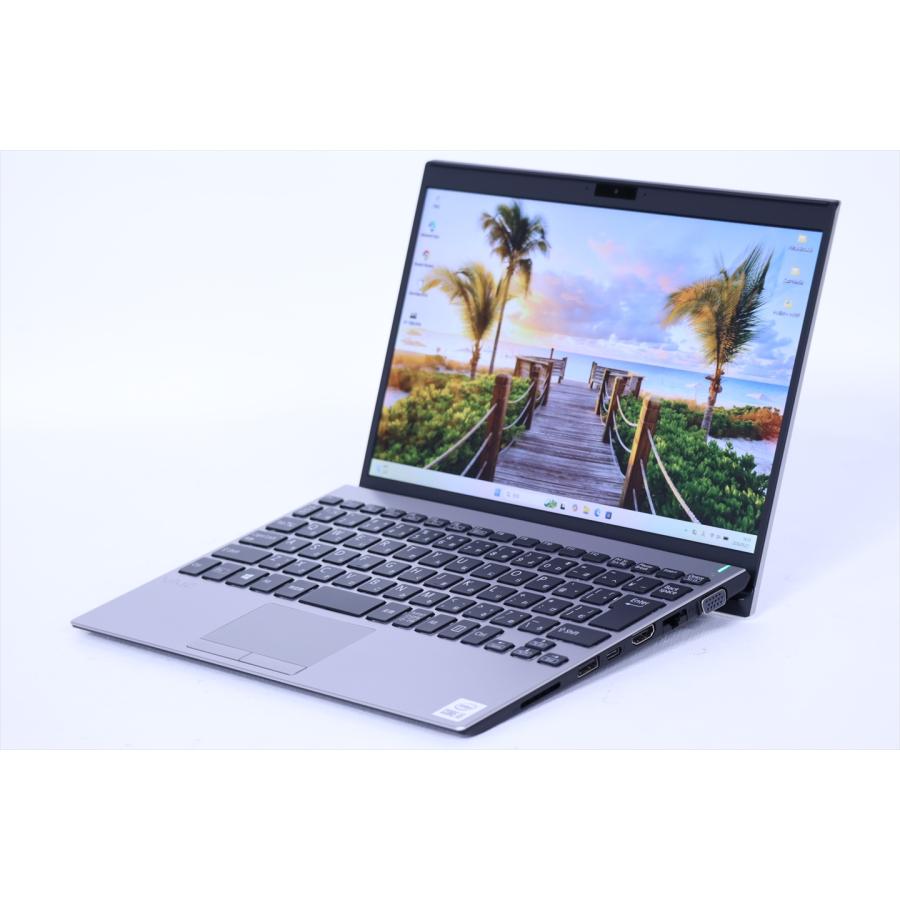 ②【美品】VAIO Pro PJ i5-1035G1 16GB 256GB 軽量 VAIO Pro ノートパソコン 希少シルバー バッテリー良 2020年薄軽量快速