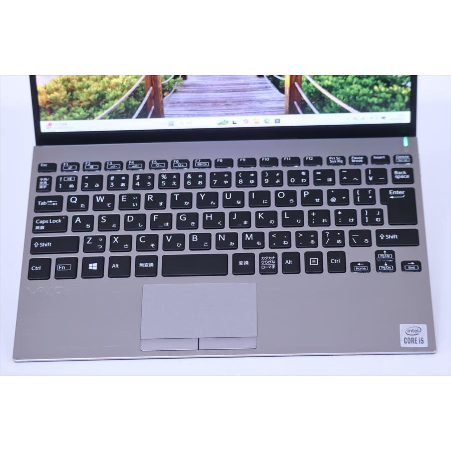 ②【美品】VAIO Pro PJ i5-1035G1 16GB 256GB 軽量 VAIO Pro ノートパソコン 希少シルバー バッテリー良 2020年薄軽量快速