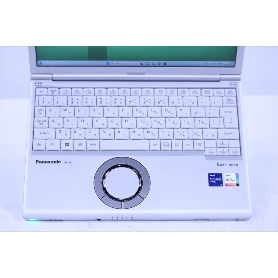 パナソニック レッツノート 良品 2021年DVD搭載パワフルモデル Corei7 Let's note CF-SV1SFKKS LTE i7-1185G7 16G 512G 12.1WUXGA DVD Wi-Fi6 リカバリ A+AA評価の画像