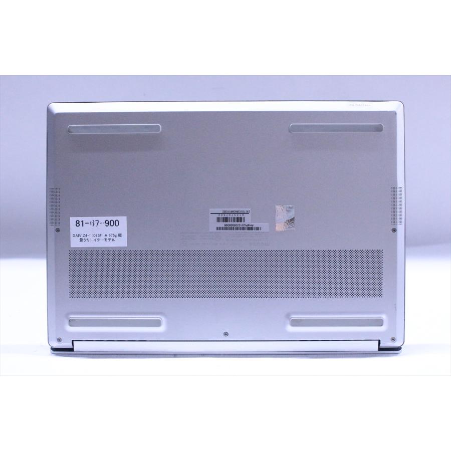 マウスコンピューター 良好品 2024年32G軽量パワフルクリエイターモデル 13世代Corei7 DAIV Z4-I7I01SR-A i7-1360P 32G 1.0TB 14.0WUXGA Wi-Fi6 ABA評価の画像