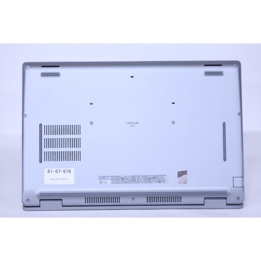 DELL 良品 2023年12世代ハイエンドCorei7-H+GeForce Latitude 15 5531 i7-12800H 16G 512G 15.6FHD リカバリ バッテリー良 A+AA評価の画像
