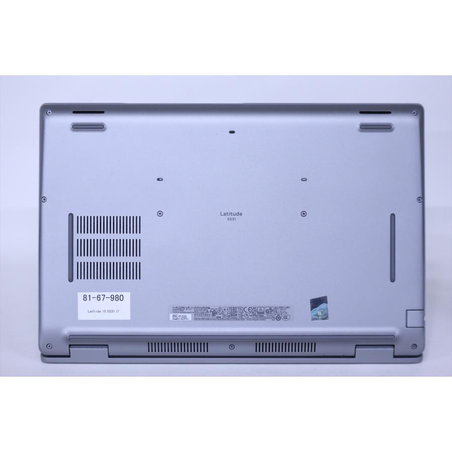 DELL 良品 2023年12世代ハイエンドCorei7-H+GeForce Latitude 15 5531 i7-12800H 16G 512G 15.6FHD リカバリ バッテリー良 A+AA評価の画像