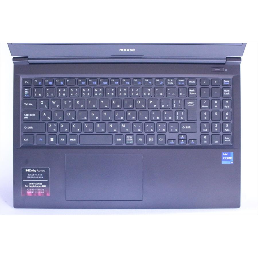 マウスコンピューター 2022年パワフルゲーミングPC 12世代Corei7 mouse K5-I7GM5BK-A GeForce MX550 i7-12650H 16G 512G 15.6FHD Wi-Fi6E BAA評価の画像
