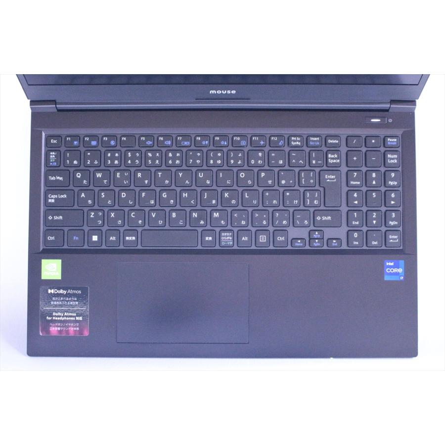 マウスコンピューター 良好品 2022年パワフルゲーミングPC 12世代Corei7 mouse K5-I7GM5BK-A GeForce MX550 i7-12650H 16G 512G 15.6FHD Wi-Fi6E AAA評価の画像