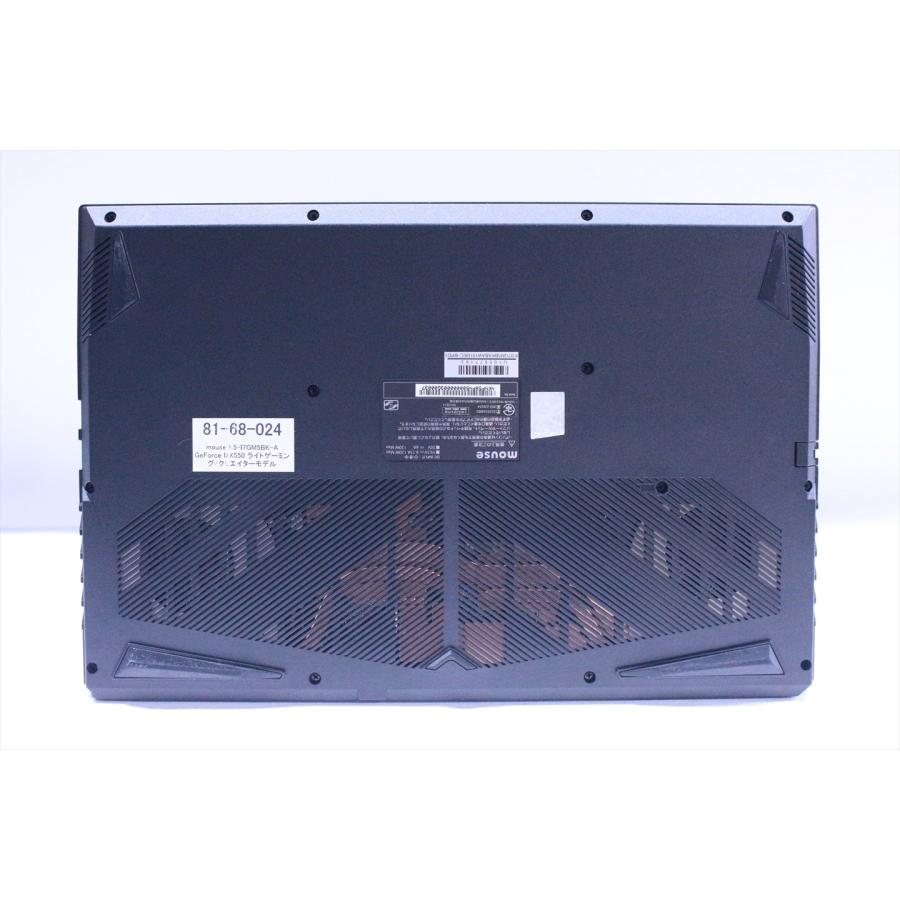 マウスコンピューター 良好品 2022年パワフルゲーミングPC 12世代Corei7 mouse K5-I7GM5BK-A GeForce MX550 i7-12650H 16G 512G 15.6FHD Wi-Fi6E AAA評価の画像