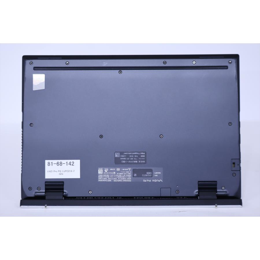 ノートパソコン 良好品 2022年32Gパワフルモデル 12世代Corei7 VAIO Pro PG VJPG218 i7-1255U 32G 256G 13.3FHD Wi-Fi6 バッテリー良 ABA評価の画像