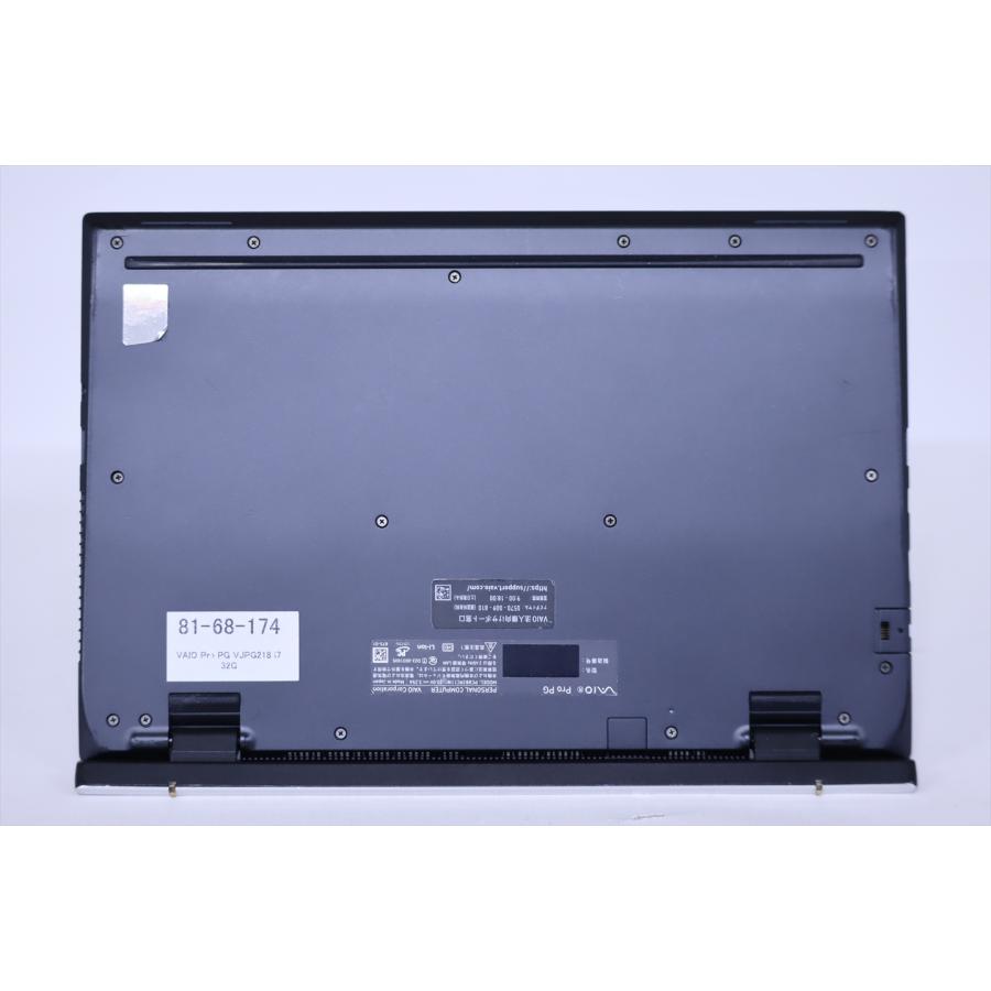 ノートパソコン T 2022年32Gパワフルモデル 12世代Corei7 VAIO Pro PG VJPG218 i7-1255U 32G 256G 13.3FHD Thunderbolt4 Wi-Fi6 Office Win11 BBA評価の画像