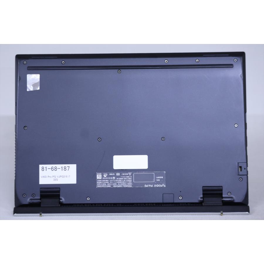 ノートパソコン 2022年32Gパワフルモデル 12世代Corei7 VAIO Pro PG VJPG218 i7-1255U 32G 256G 13.3FHD Wi-Fi6 Office BBA評価の画像