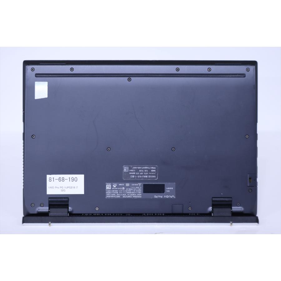 ノートパソコン T 2022年32Gパワフルモデル 12世代Corei7 VAIO Pro PG VJPG218 i7-1255U 32G 256G 13.3FHD Thunderbolt4 Wi-Fi6 Office Win11 BBA評価の画像