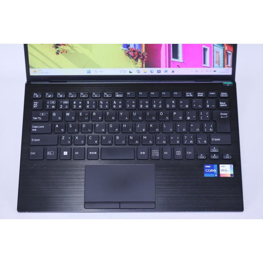 ノートパソコン 2022年32Gパワフルモデル 12世代Corei7 VAIO Pro PG VJPG218 i7-1255U 32G 256G 13.3FHD Thunderbolt4 Wi-Fi6 バッテリー良 BAA評価の画像
