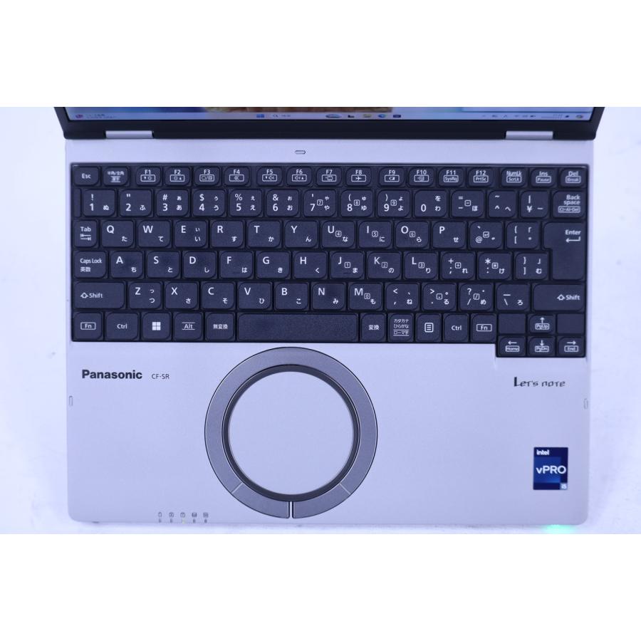 パナソニック レッツノート 良好品 13世代Corei5 Let's note CF-SR4RDAAS i5-1345U 16G 256G 12.4WUXGA+ Thunderbolt4 Wi-Fi6E Office Win11 リカバリ AAA評価の画像
