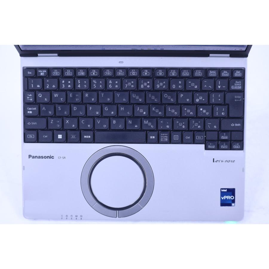 パナソニック レッツノート 良好品 13世代Corei5 Let's note CF-SR4RDAAS i5-1345U 16G 256G 12.4WUXGA+ Thunderbolt4 Wi-Fi6E Office Win11 リカバリ AAA評価の画像