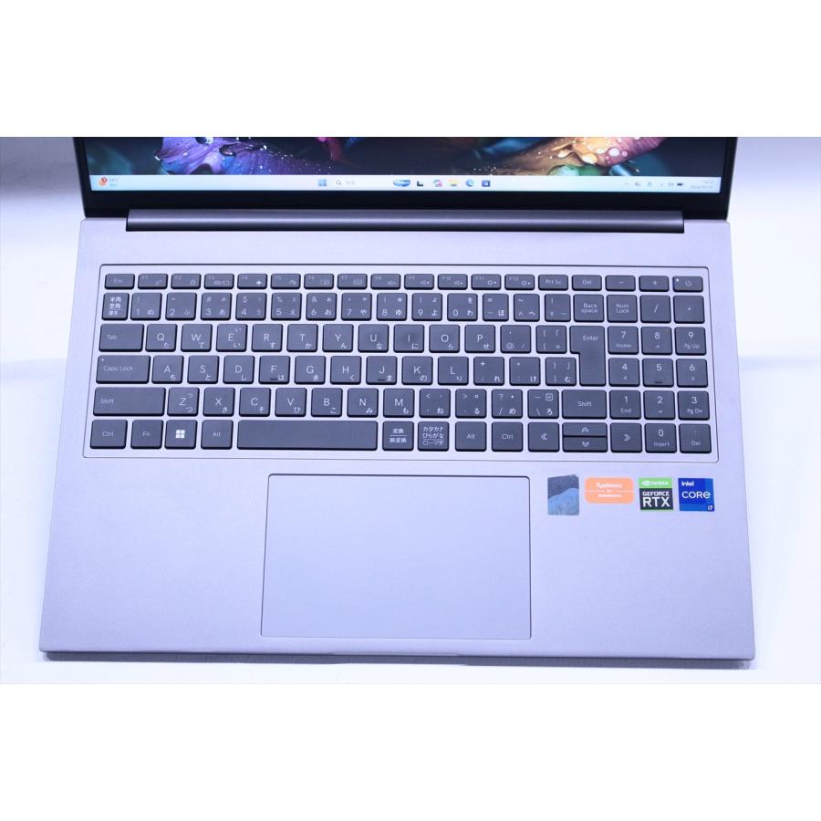 ノートパソコン 良品 2022年16.0型液晶RTX3060ゲーミング・クリエイターモデル raytrek R6-AA i7-12700H 32G 2.0T 16.0WQXGA Wi-Fi6 Office A+AA評価の画像