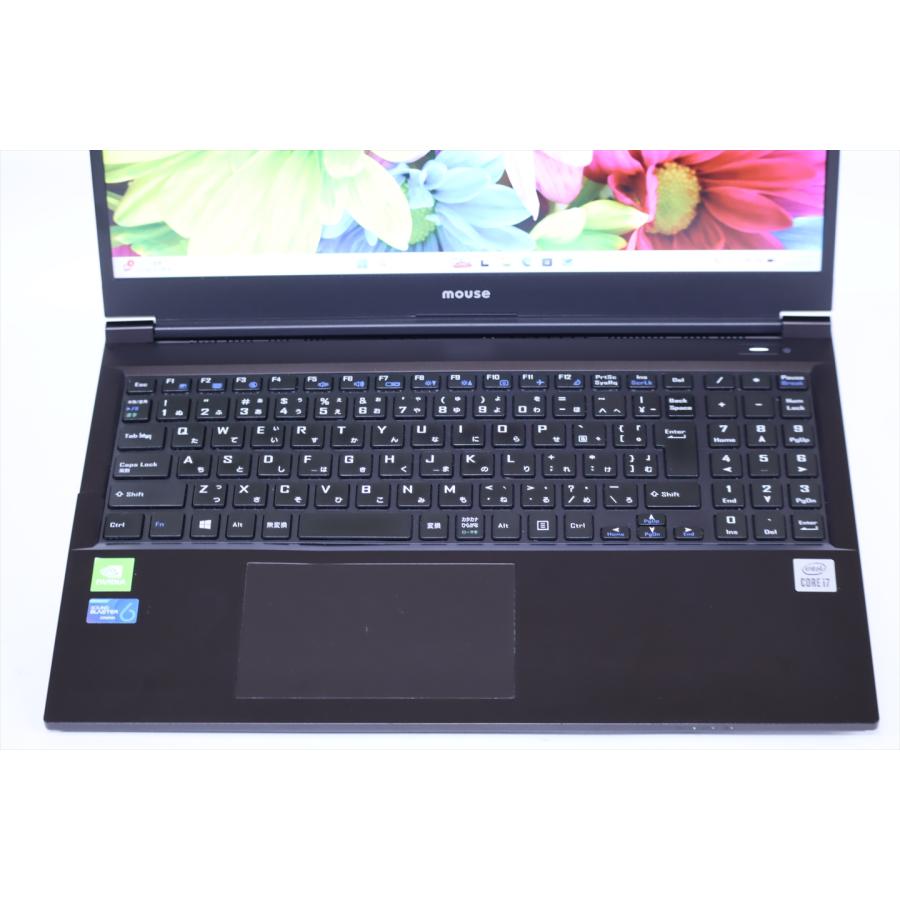 グラボ搭載 第10世代i7 16GB バッテリ◎ フルHD 15.6 ノートPC K5-i7CMLBB Core i7-10750H windows11 pro SSD256GB カメラ オフィス C528 マウスコンピューター（MouseComputer） 2021年GeForce搭載パワフル