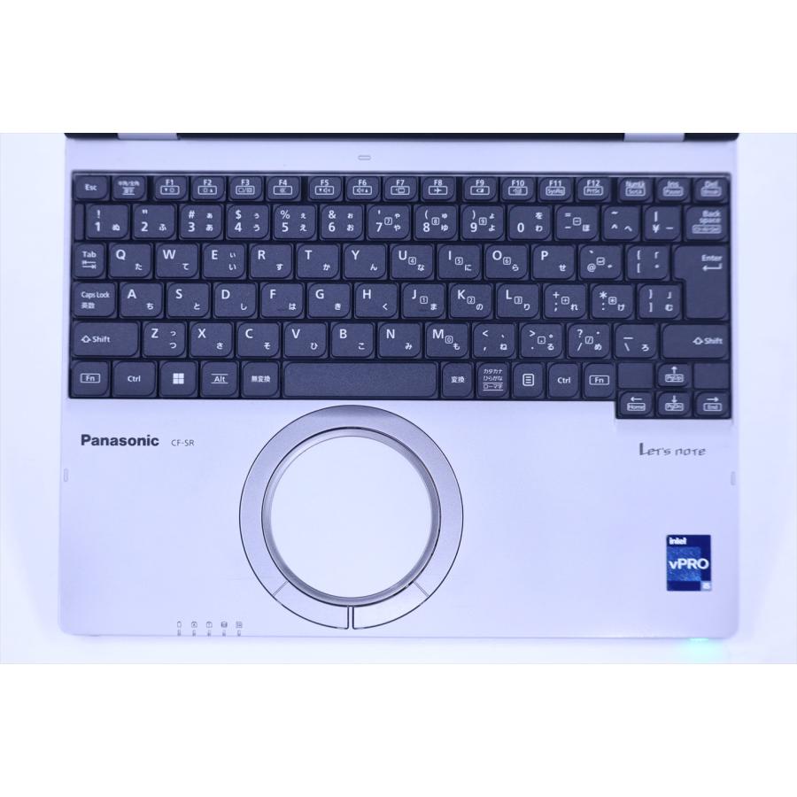 Windowsノート本体 Panasonic CFSR4-1 i5-1345U 16GB 256GB Let's note SR パナソニック レッツノート 累積時間少 2023年WUXGA+