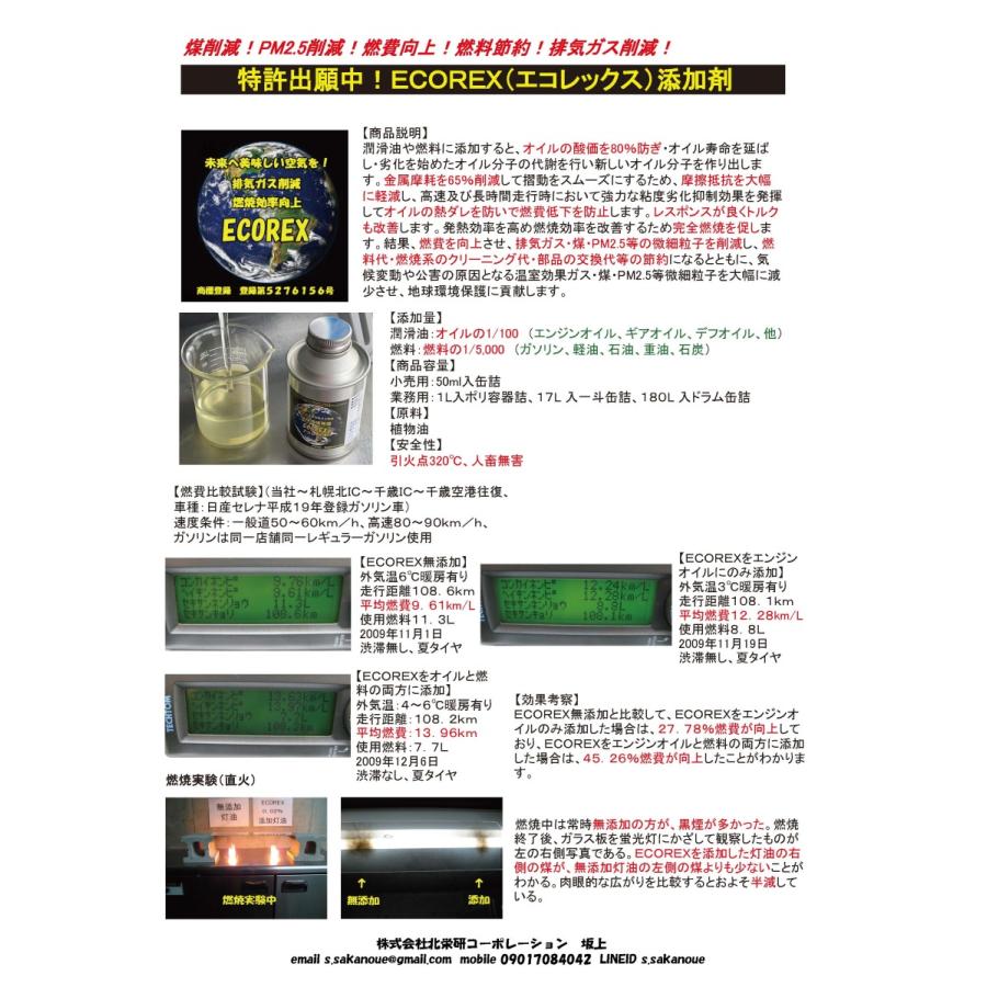 Ecorex エコレックス 潤滑油兼燃料添加剤600ml エンジンオイル ギアオイル デフオイル ガソリン 軽油 重油 灯油 等に使用可能です 計量容器付き Ecorex F12 エコレックス 通販 Yahoo ショッピング