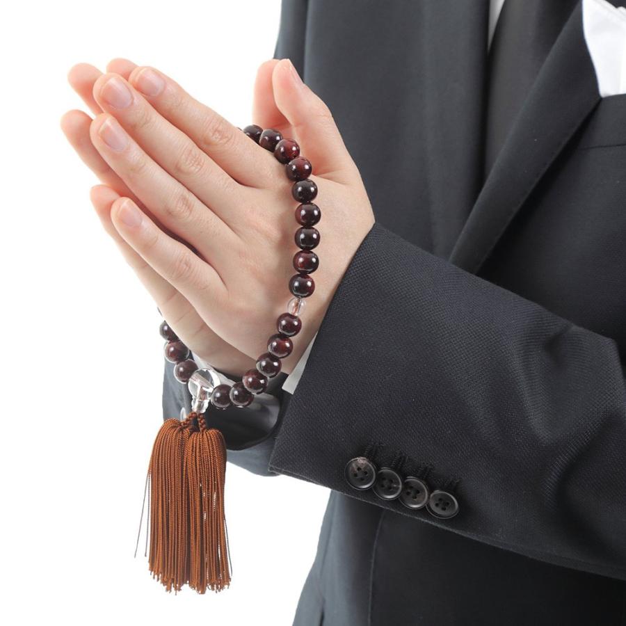 送料無料 数珠 男性用 葬祭 ブラックフォーマル メンズ すべての宗派で使える 念珠 葬式 B Wantannas Go Id